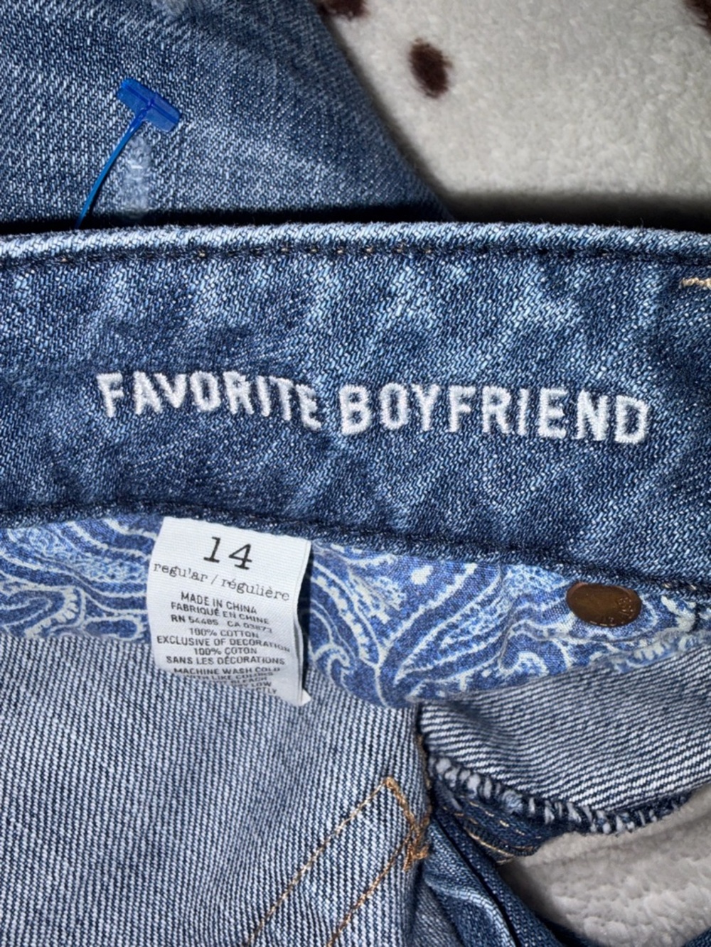 American eagle Womens  Favorite Boyfriend Jeans - Blue